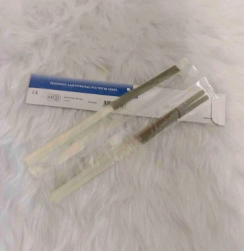 Finishing/polishing strips